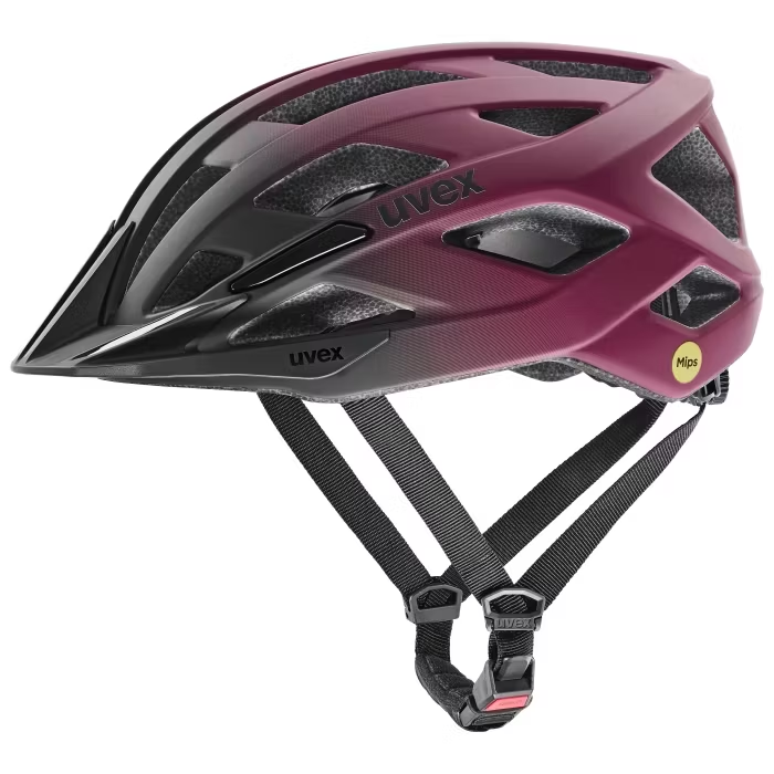 Uvex i-vo 2 MIPS cranberry - black matt 52-57 cm